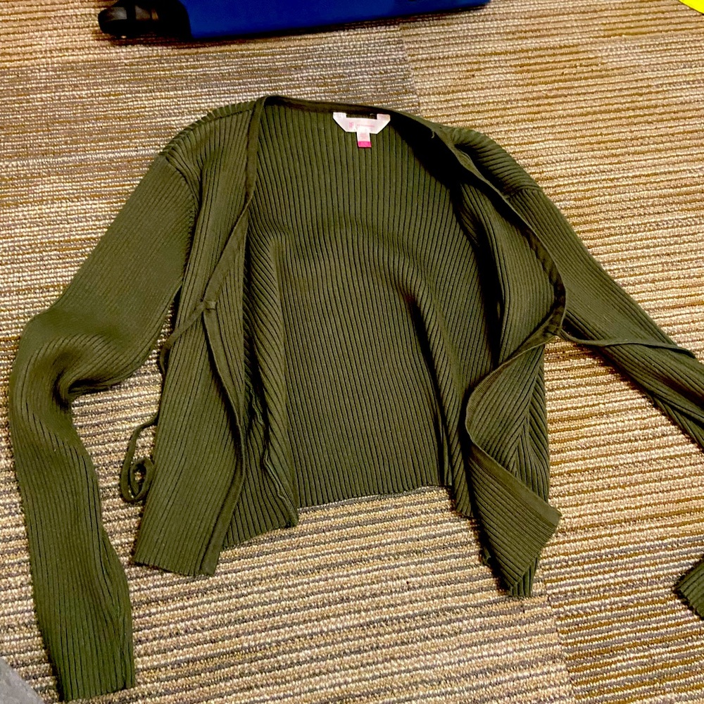 Crop over top cardigan
